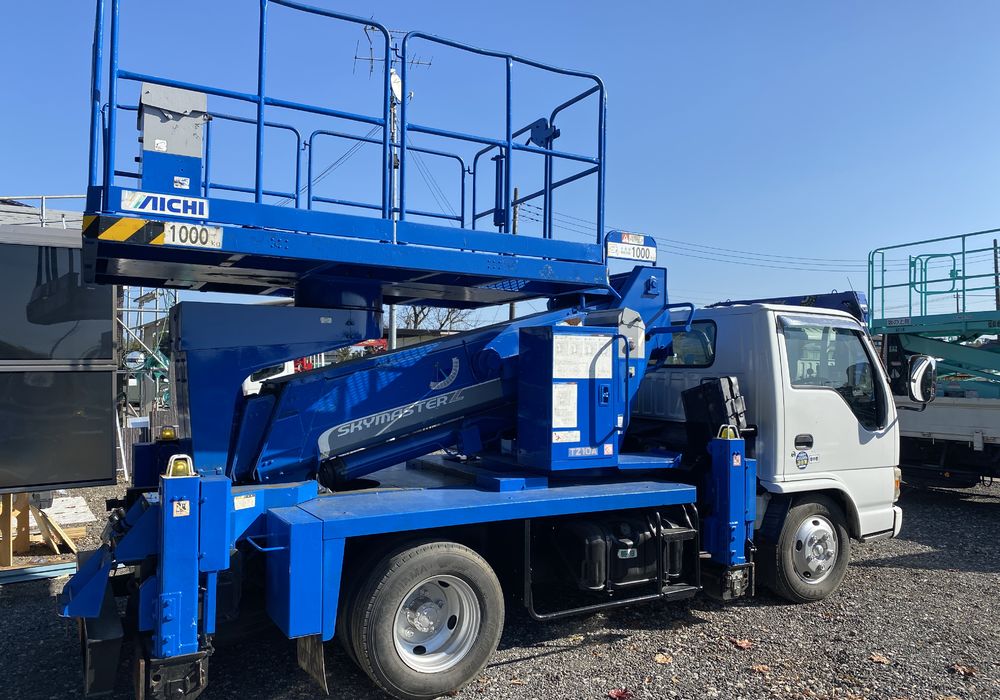 売約済御礼 埼玉発03年式tz10a型トンネル点検仕様後方格納型高所作業車中古車 高所作業車特選中古車在庫情報です 当社埼玉本社で現車 確認していただけます